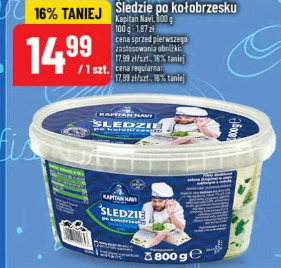 Śledzie po kołobrzesku Kapitan Navi