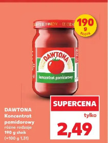 Dawtona Koncentrat pomidorowy różne rodzaje