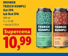 Browar Trzech Kumpli Oat IPA lub Red IPA