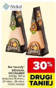 Ser twardy Dziugas, Dziuramer różne rodzaje