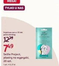 Selfie Project, plastry na wypryski