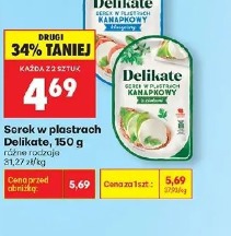 Serek w plastrach Delikate