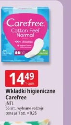 Wkładki higieniczne Carefree JNTL