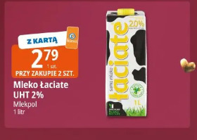 Mleko łaciate UHT 2% Mlekpol