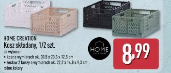 Home Creation Kosz składany, 1/2 szt.