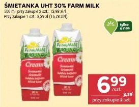 Śmietanka UHT 30% Farm Milk