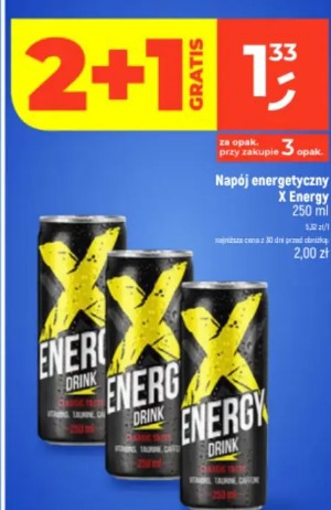 Napój energetyczny X Energy
