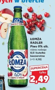 Łomża Radler Piwo 0% alk.