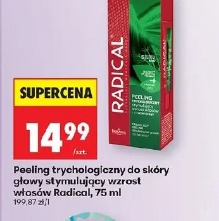 Peeling trychologiczny do skóry głowy stymulujący wzrost włosów Radical