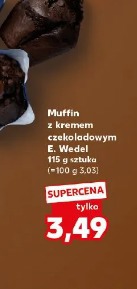 Muffin z kremem czekoladowym E. Wedel