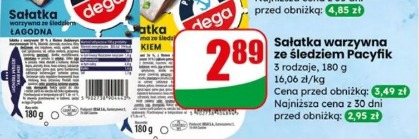 Sałatka warzywna ze śledziem Pacifik dega łagodna