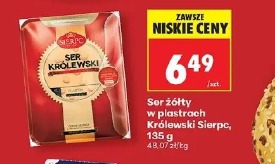 Ser żółty w plastrach Królewski Sierpc