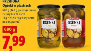 Freshona Ogórki w plastrach