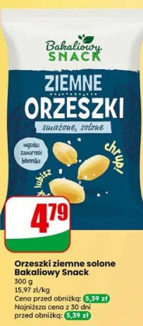 Orzeszki ziemne solone Bakaliowy Snack