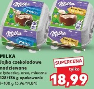 Milka jajka czekoladowe nadziewane