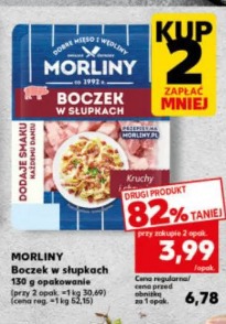 MORLINY Boczek w słupkach