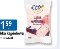 Eco+ Gąbka kąpielowa do masażu