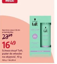 Schwarzkopf Taft puder do włosów na objętość