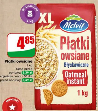 Płatki owsiane Melvit