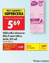 Wkładki higieniczne Elly Fresh Ultra mini, 24 szt.