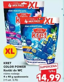Kret Color Power Kostki do WC