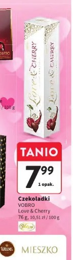 Czekoladki VOBRO Love & Cherry