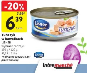 Tuńczyk w kawałkach LISNER