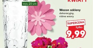 Wazon szklany dekoracyjny