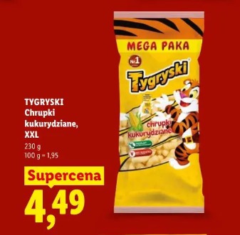 Tygryski Chrupki kukurydziane, XXL