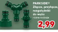 Parkside złącze, przyłącze, rozgałęźniki do węża różne rodzaje