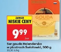 Ser gouda Holenderska w plastrach Światowid