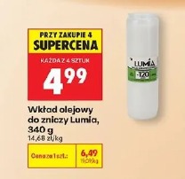 Wkład olejowy do zniczy Lumia, 340 g