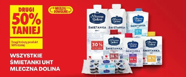 Wszystkie śmietanki UHT Mleczna Dolina