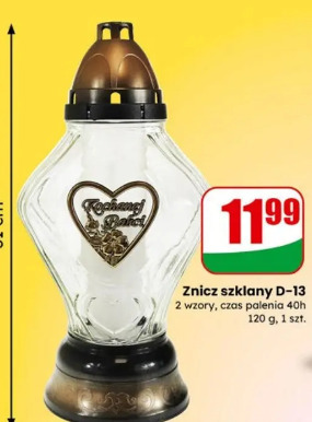 Znicz szklany D-13
