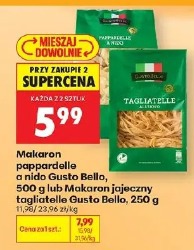 Makaron pappardelle a nido Gusto Bello, Makaron jajeczny tagliatelle Gusto Bello