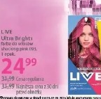 Live Ultra Brights farba do włosów shocking pink