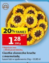 Ciastka słoneczka kruche z marmoladą