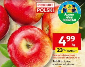 Jabłka, odmiana red pinova