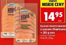 Łosoś marynowany z sosem Marinero