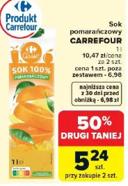 Carrefour sok pomarańczowy