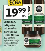 Szampon, odżywka lub maska do włosów Hello Nature