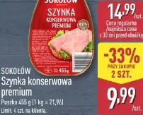 Sokołów Szynka konserwowa premium