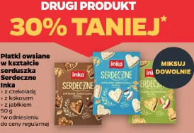 Płatki owsiane w kształcie serduszka Serdeczne Inka