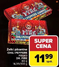 Żelki pikantne CHILI PEPPERS FELKO DR. FIRE