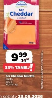 Ser Cheddar Miletto plastry