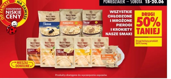 Wszystkie chłodzone i mrożone pierogi i krokiety Nasze Smaki