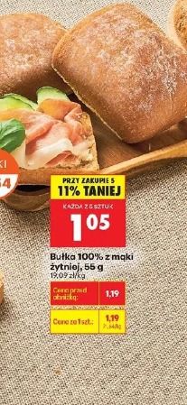 Bułka 100% z mąki żytniej