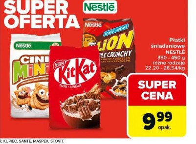 Płatki śniadaniowe Nestlé