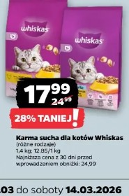 Karma sucha dla kotów Whiskas