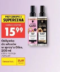 Odżywka do włosów w sprayu Gliss